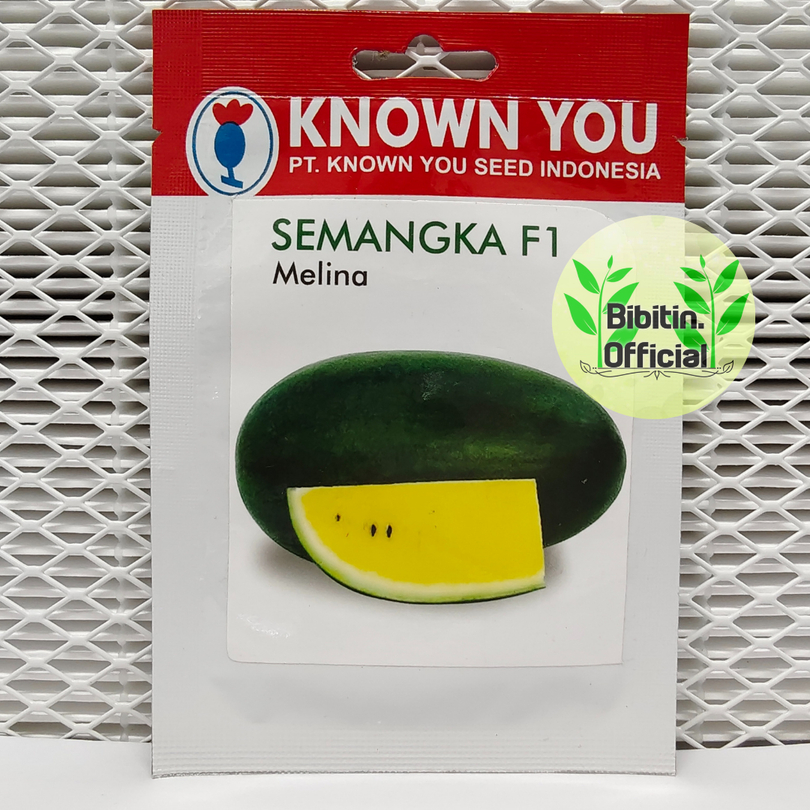 (BISA COD) 10 BIJI - BENIH BIBIT SEMANGKA KUNING F1 "MELINA" - KNOWN YOU SEED