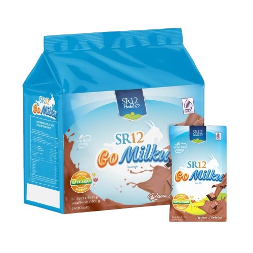 

Sachet Gomilku SR12 Cokelat 25gr isi 40pcs Sachet Susu Kambing Etawa