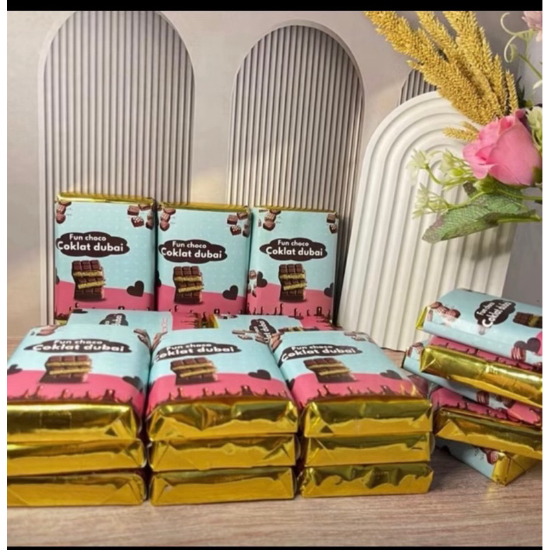 

COKLAT DUBAI CHOCOLATE BAR CRISPY PISTACHIO KUNAFE | COKLAT VIRAL DUBAI