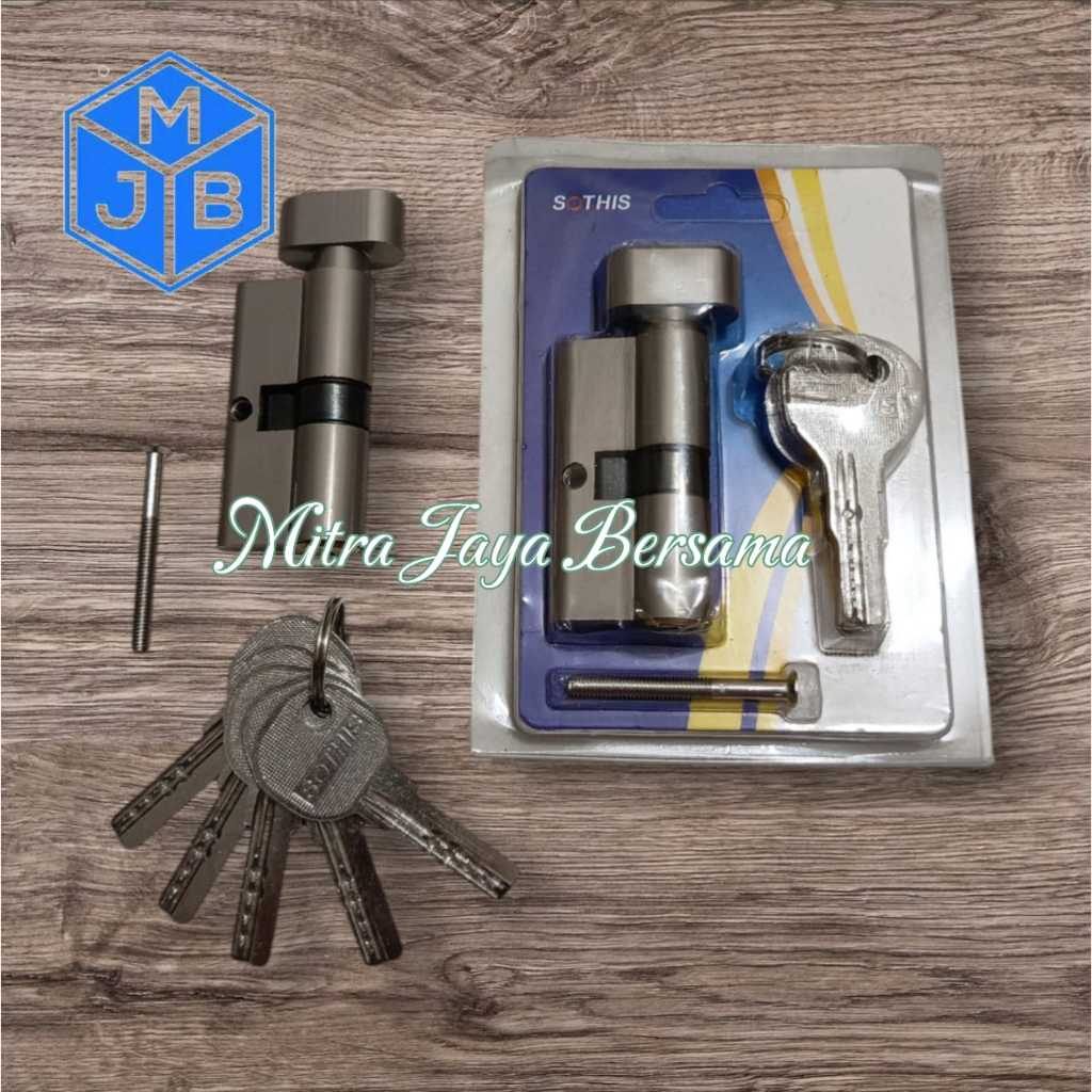 Silinder Pintu + Anak Kunci High Quality Cylinder Original