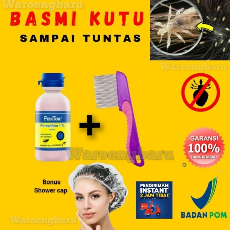 Peditox Original 100℅ Obat Kutu Rambut Ampuh