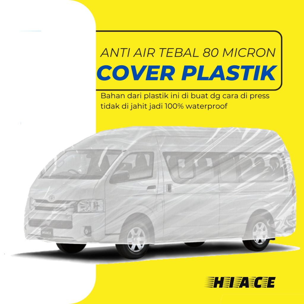 Transparan Body Cover Mobil HIACE Sarung Mobil HIACE Mobil hiace premio hiace premio long hiace