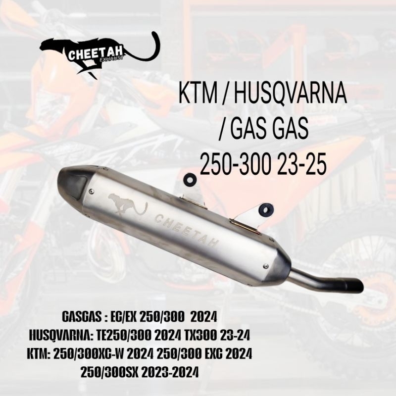 Silencer Cheetah KTM/Husq/GasGas 2tak 250/300cc 2023-2025