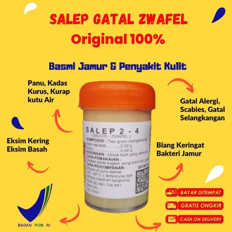 SALEP GATAL KULIT Original 100% Salep Belerang Sulfur
