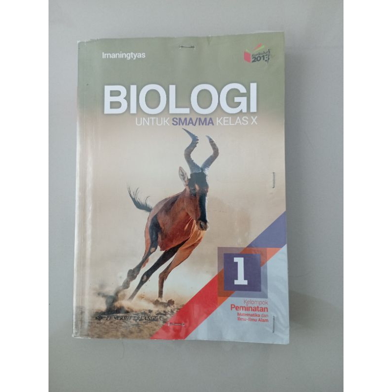 Buku Biologi kelas 10 Erlangga