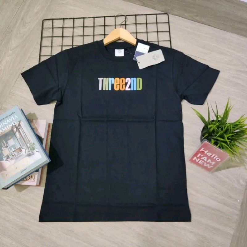 kaos 3second pria // three 2nd original (SLIMFIT)