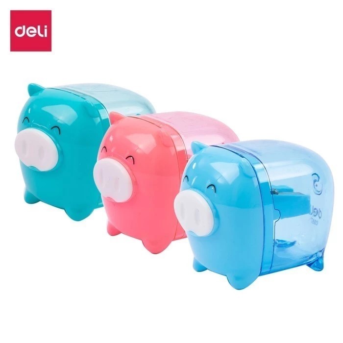 

TBMO Deli Rautan Karakter (1PCS) E0557 PENCIL SHARPENER ASST 1-HOLE W/CANISTER
