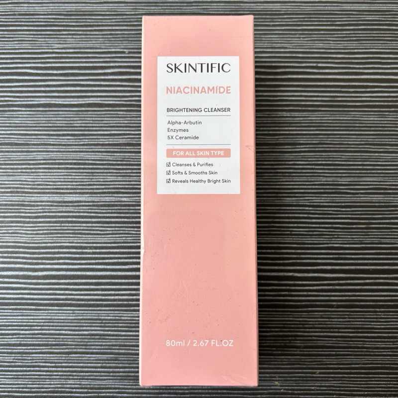 SKINTIFIC FACIAL WASH Niacinamide Brightening Cleanser 80 ml