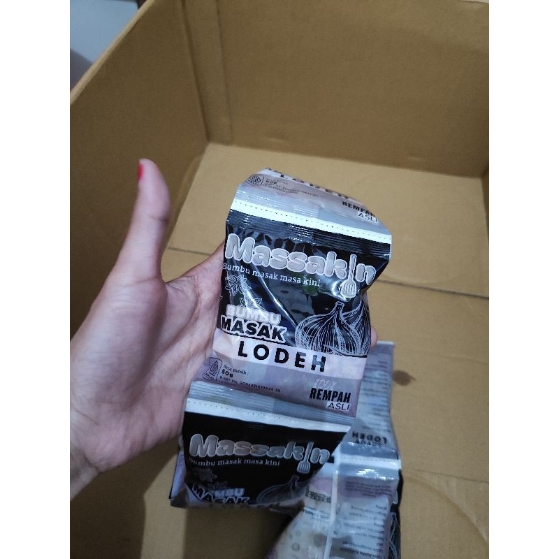

BUMBU instan LODEH MASSAKIN 50g 100%rempah asli