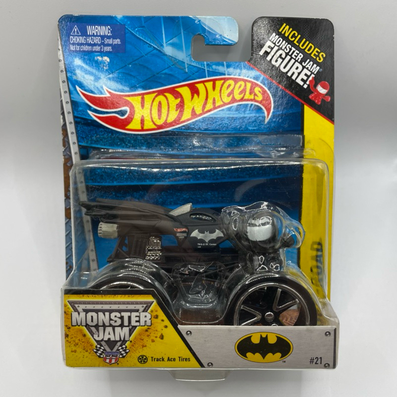 Hot Wheels Monster Jam Batman Batmobile Track Ace Tires Superhero DC Comics Skala 64 Truck Trucks Ho