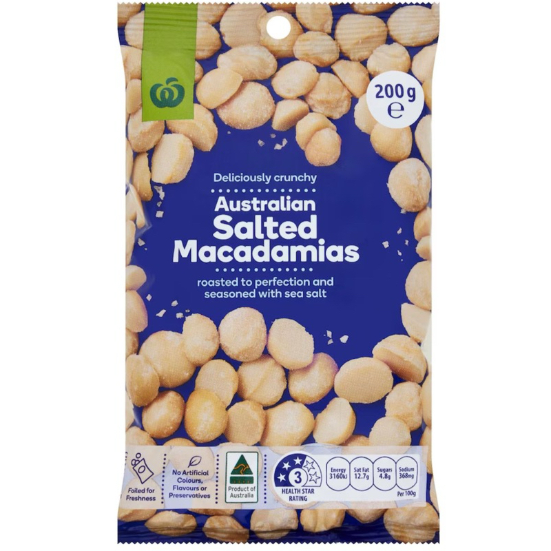 

Salted Macadamias 200g