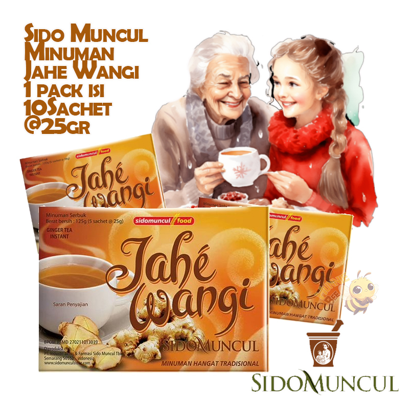 

Sido Muncul Minuman Jahe Wangi 1 pack isi 10Sachet@25gr