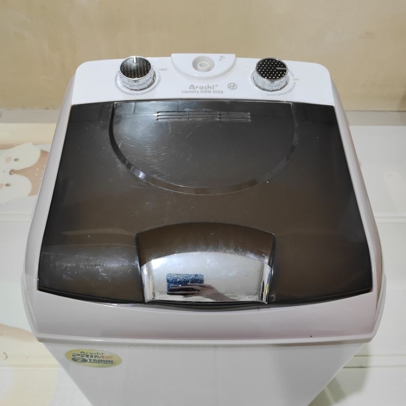 BEKAS JUAL RUGI - Mesin Cuci Portable Arashi Kapasitas 4,5 kg