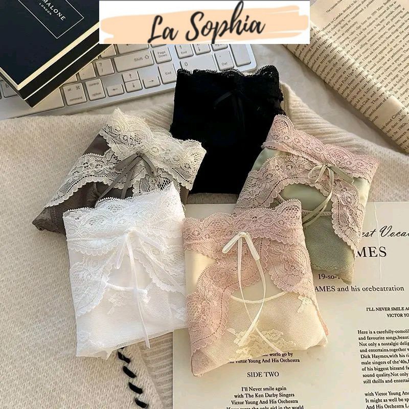 La Sophia Celana Dalam Wanita Satin Rendah Lembut 143