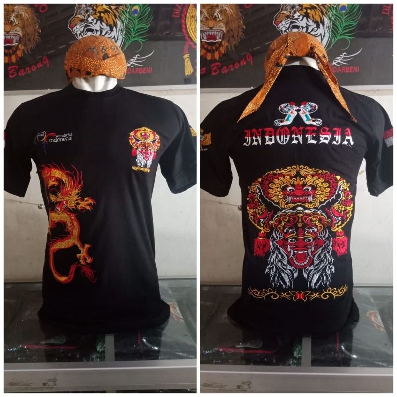 kaos jaranan full bordir / kaos jaranan / kaos budaya / kutumas