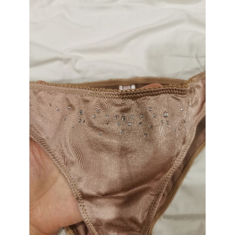 PRELOVED La Senza Diamante Nude Bikini Lingerie Size S
