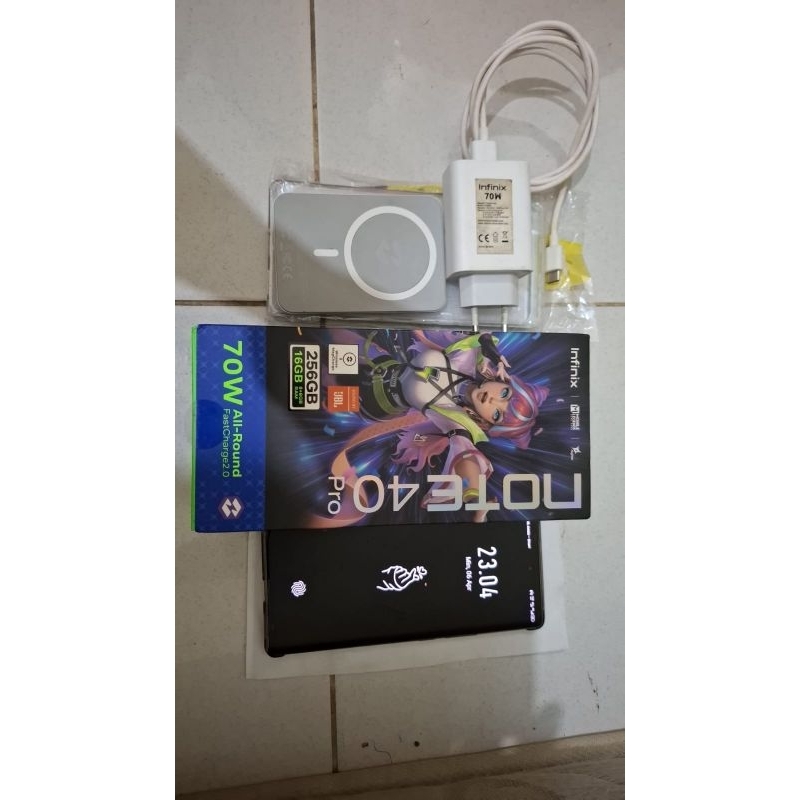 Infinix note 40 pro ram 8 giga bite