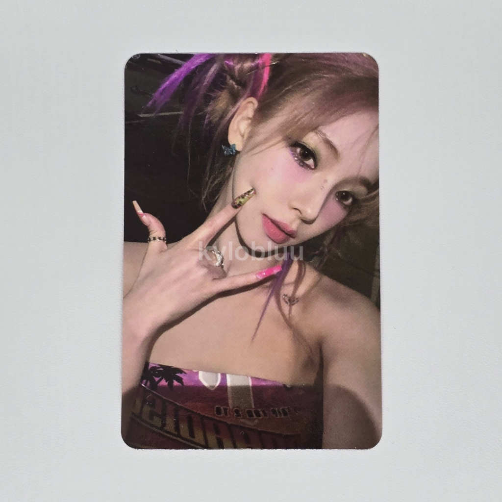 [READY] PHOTOCARD PC OFFICIAL AESPA KARINA ALBUM MY WORLD MW SPICY SMINI