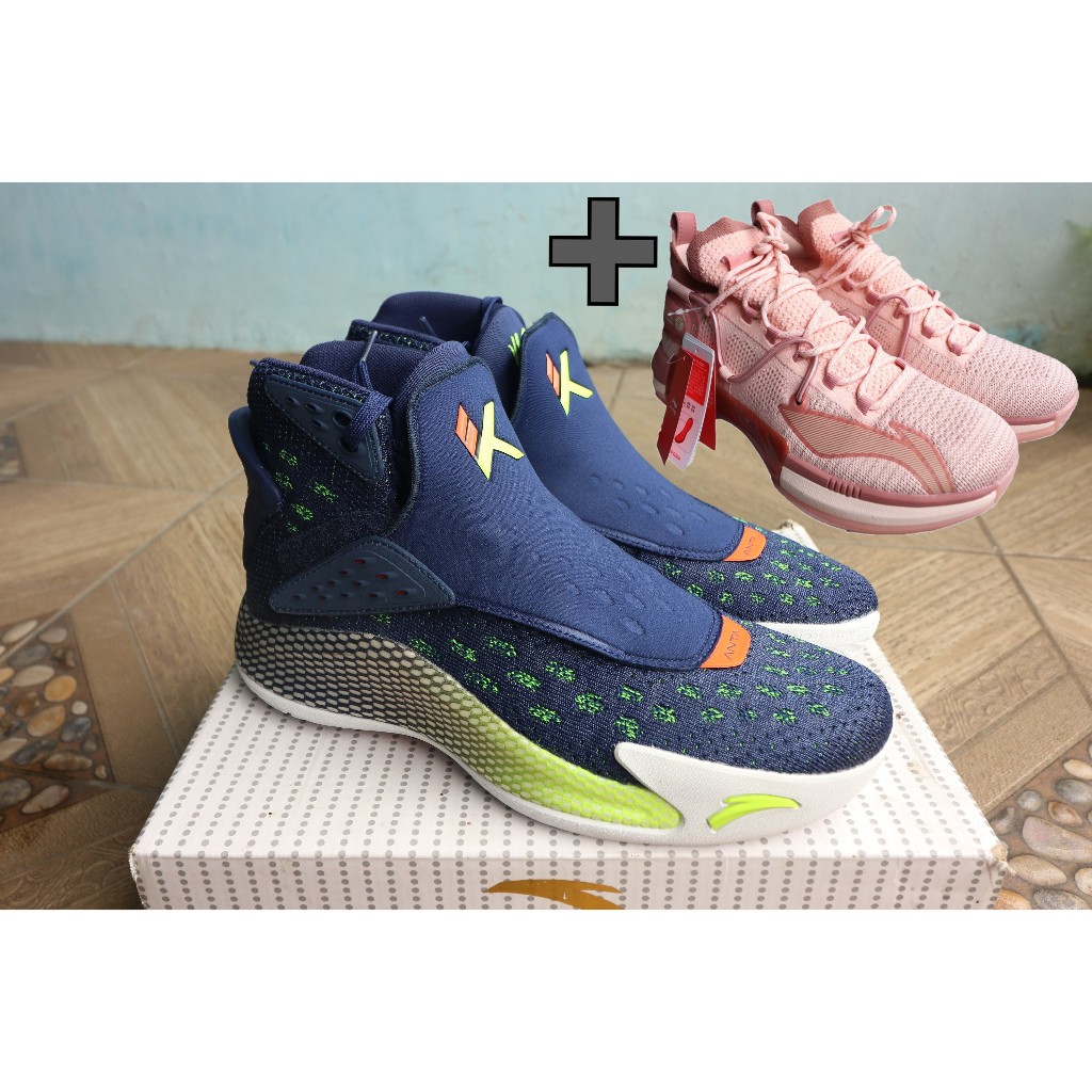 Promo Lebaran Plus Harga Lebih Murah Sepatu Basket Anta KT 5 + Lining Speed VI, BNIB dijamin Ori 100