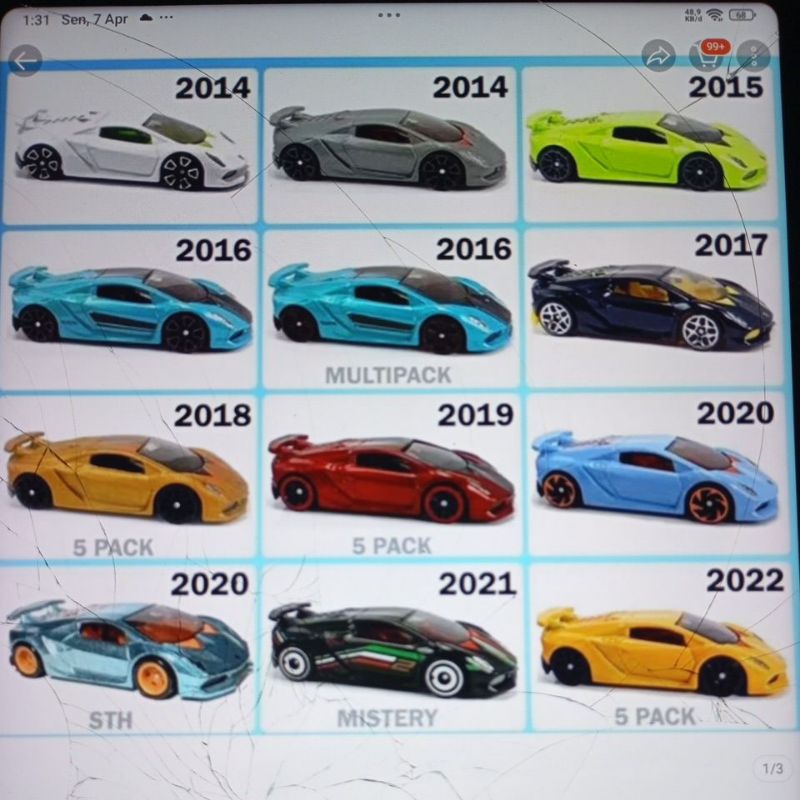HOT WHEELS LAMBORGHINI SERIES
