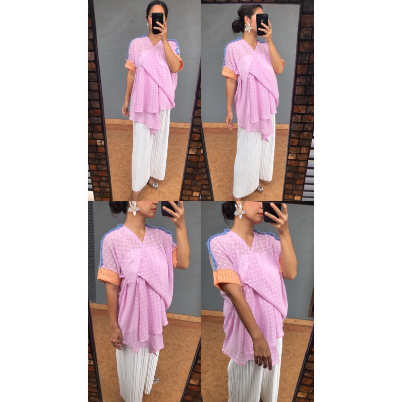 Preloved baju muslim set ibu dan anak lebaran kembar