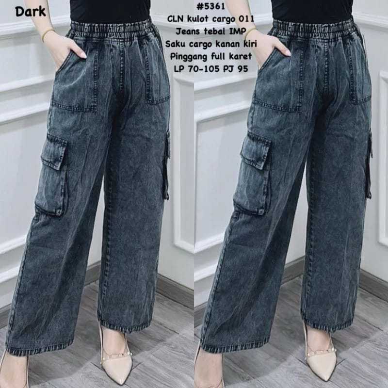 HEMAT CELANA JEANS WANITA CARGO KEKINIAN / CELANA JEANS WANITA / CELANA JEANS WANITA HITAM KEKINIAN