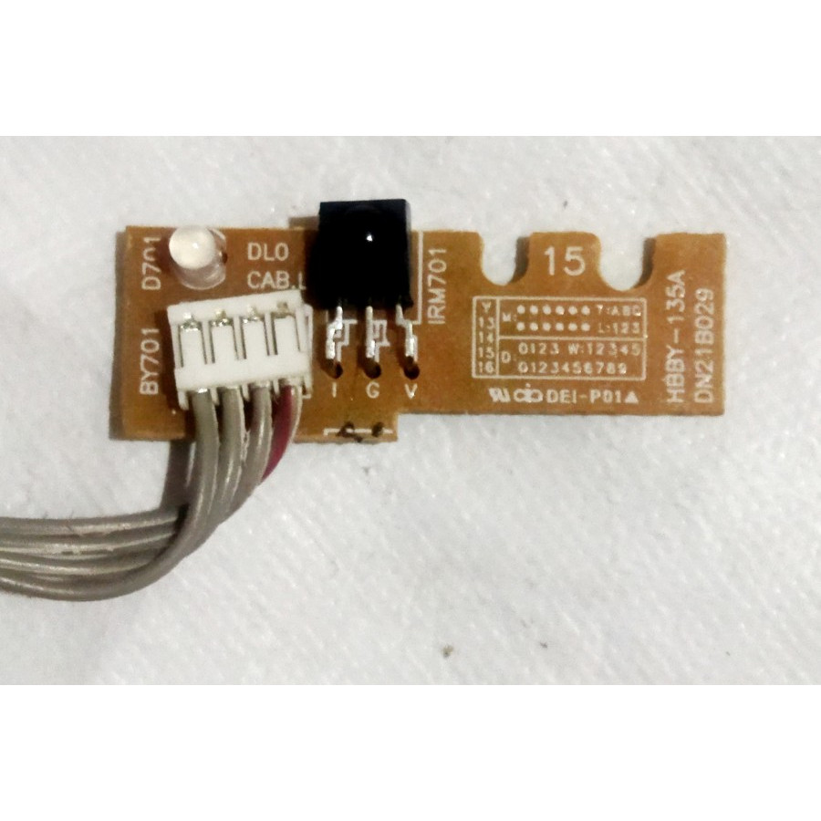 Tombol Menu - IR Sensor Remote TV LED Polytron PLD 22D110