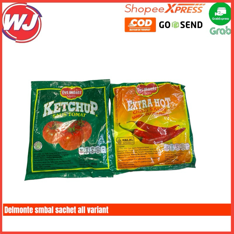 

DELMONTE SAMBAL SACHET ALL VARIANT
