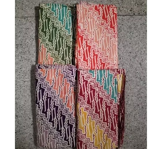 kain batik tulis katun etnik bahan baju jahit