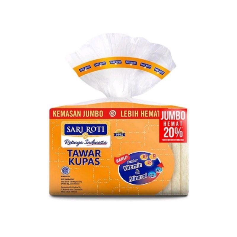 

Sari Roti Tawar Kupas Jumbo