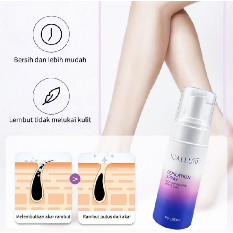 IUALLURE HAIR REMOVAL SPRAY