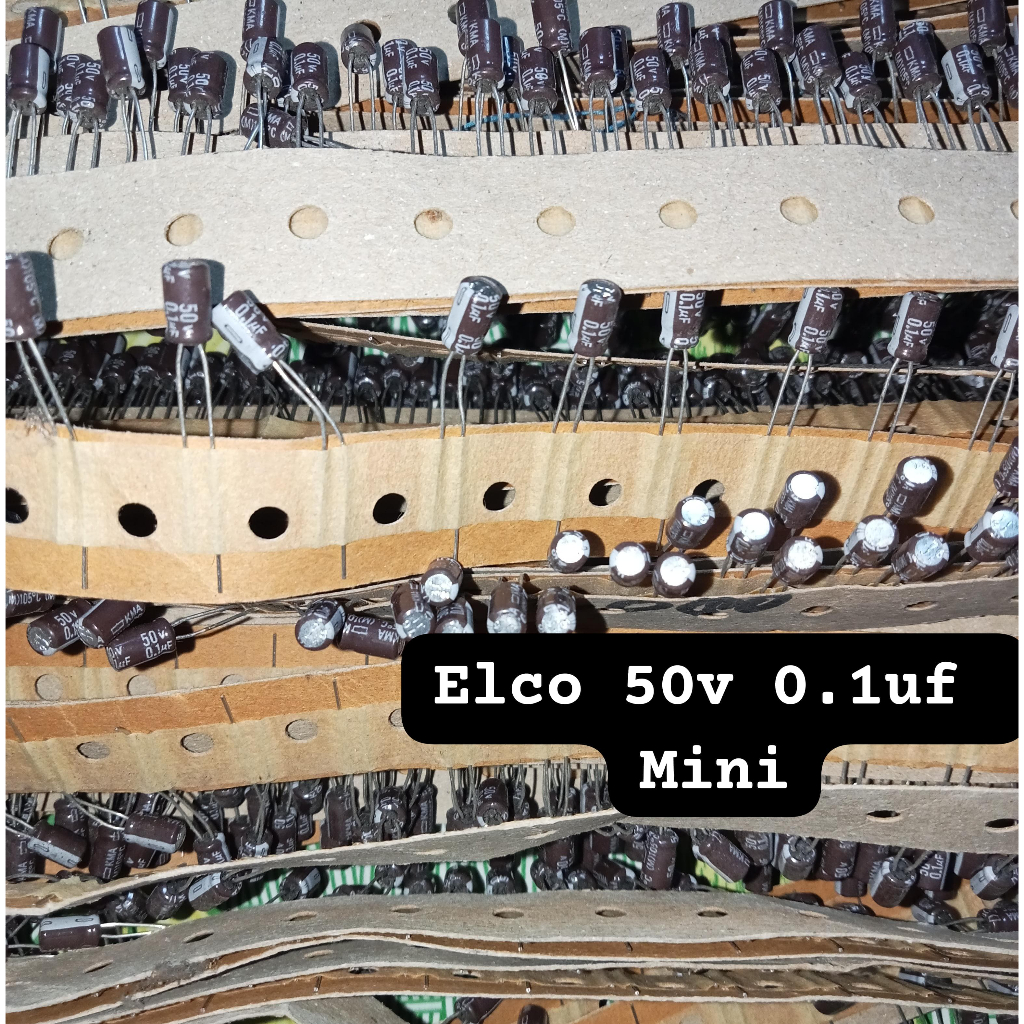 Elko Elco 50v 0.1uf Elco 0.1uf 50v Mini Original Renteng