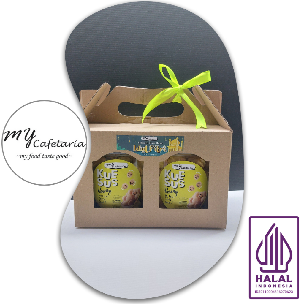 

Hampers Kue Sus Kering Toples (2pcs x 100gr) - Snack Renyah Camilan Kekinian My Cafetaria