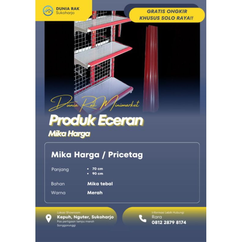 

PRICE TAG / MIKA HARGA (isi 10pcs) untuk Toko / Minimarket TERMURAH Se-Jawa Tengah, Ready Stock FREE ONGKIR