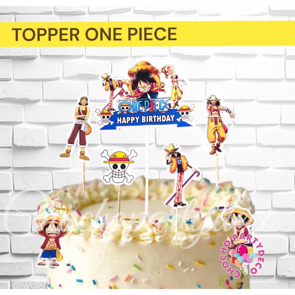 Topper ONE PIECE / Topper Kue ONE PIECE