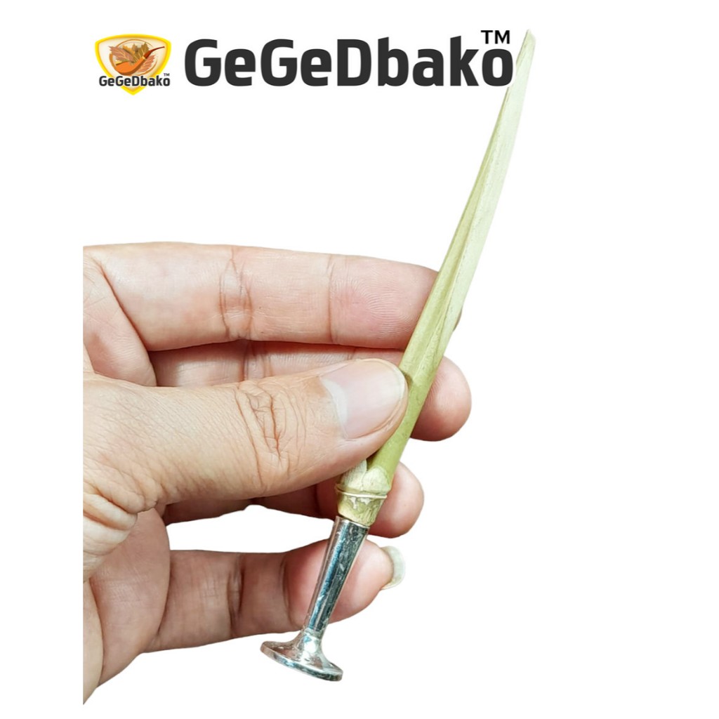 Tamper Pipa Premium Bahan Besi + Bambu Unik Antik Untuk Hobi dan Koleksi