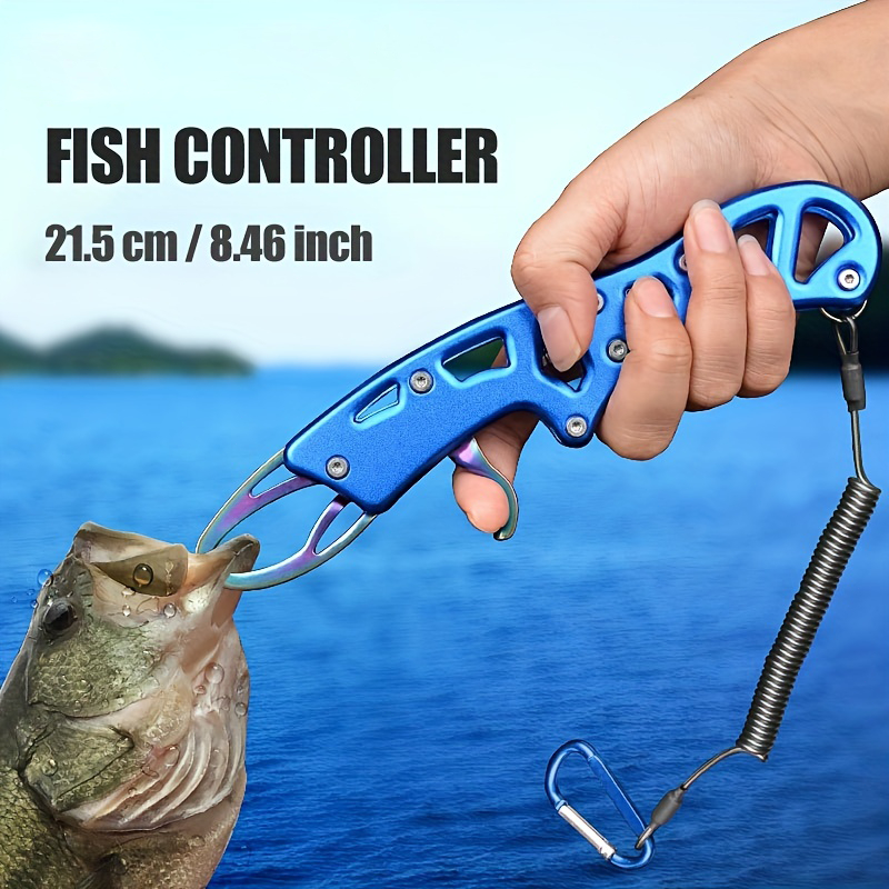 Gunting Kail Pancing Ikan Fishing Grip Stainless Steel / Tang Penjepit Bibir Ikan / Alat Penjepit Mu