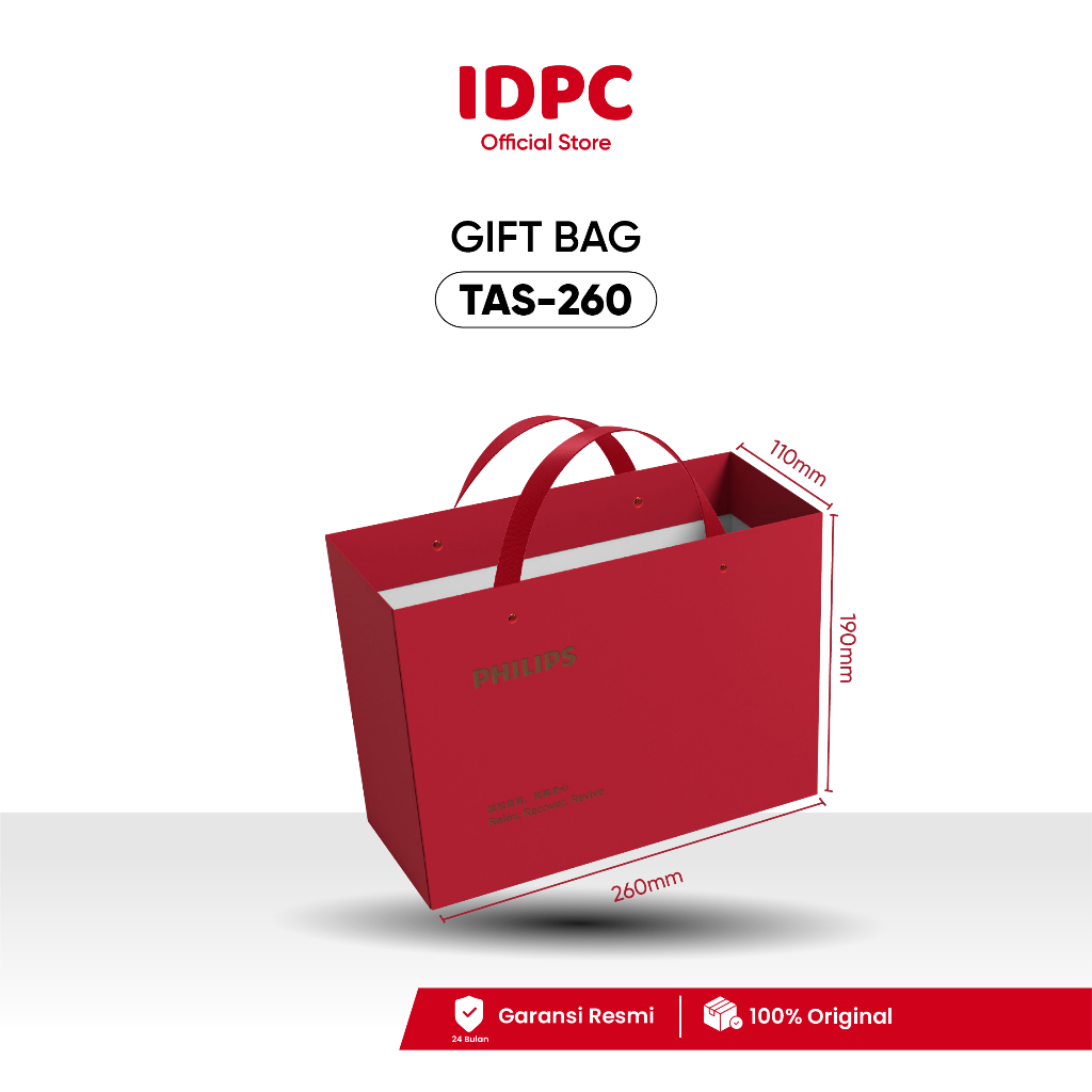 Philips massage gift bag 260*110*190mm Suitable for PPM7303 / PPM2522 / PPM3306N PPM7501