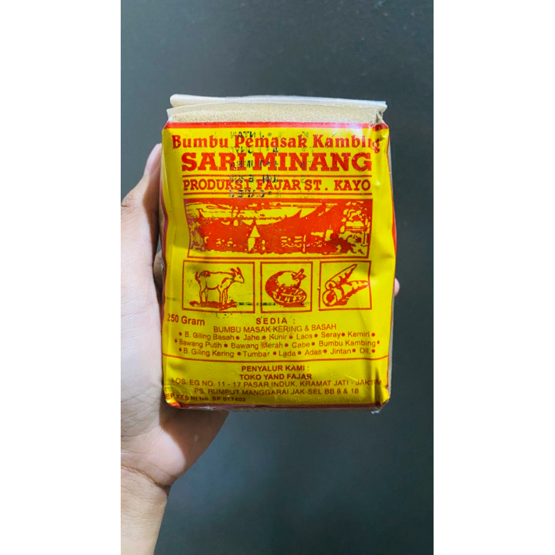 

Bumbu Pemasak SARI MINANG KAMBING