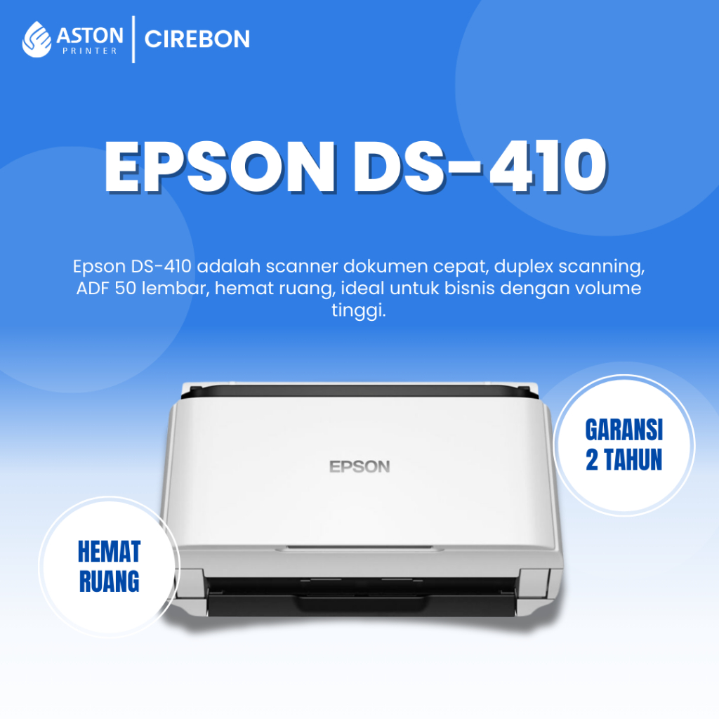 Scanner Epson WorkForce DS-410 - Scanner A3 ADF Duplex