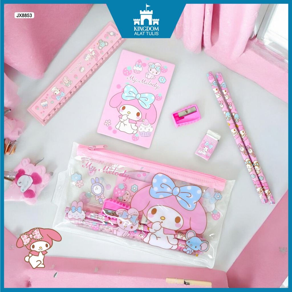 

Bingkisan Hampers Ulang Tahun Anak / Souvernir Hadiah Kado Lomba / Paket Alat Tulis Melody Jx8853