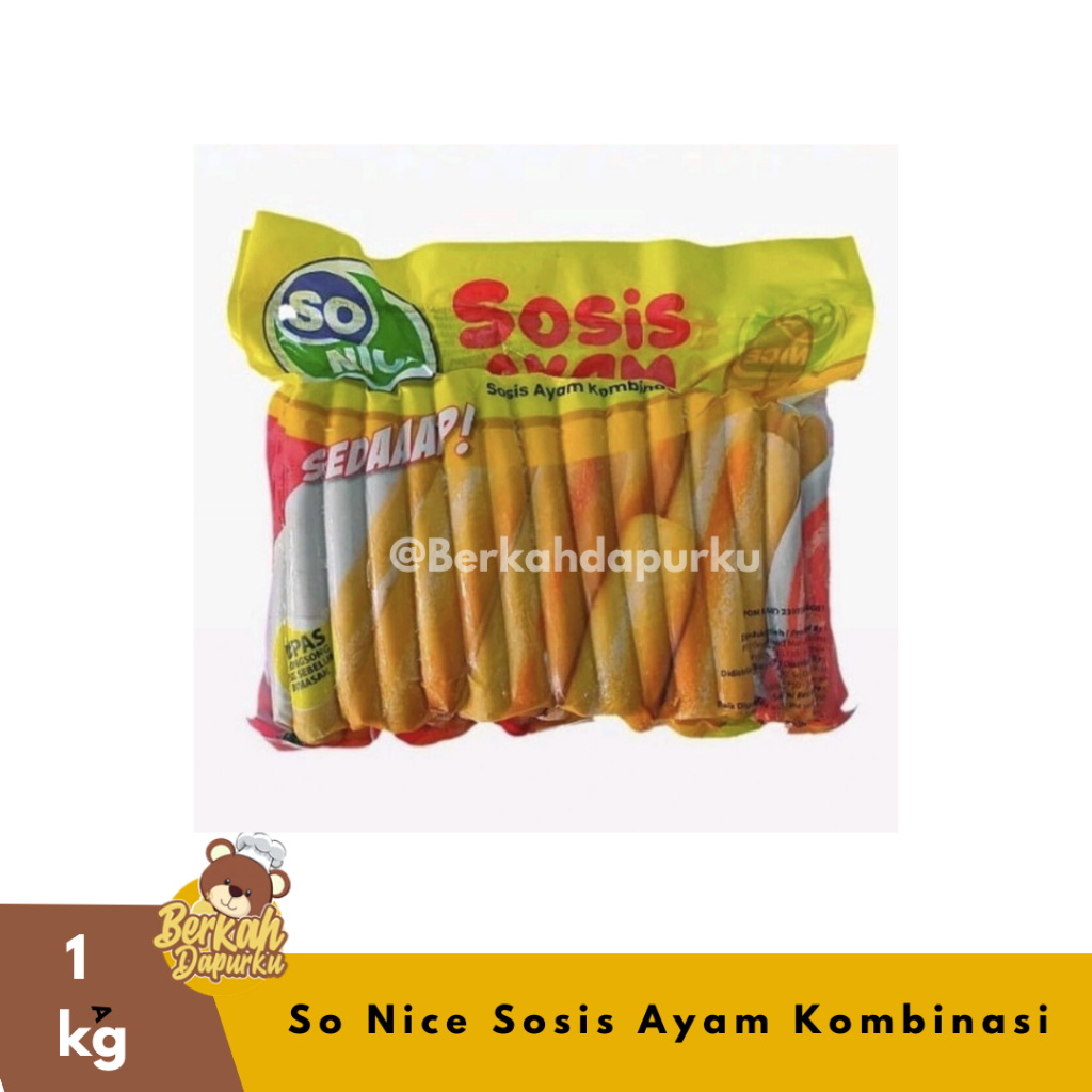 

So Nice Sosis Ayam Isi 40 1Kg So Nice By So Good Distributor Frozen Food Bogor