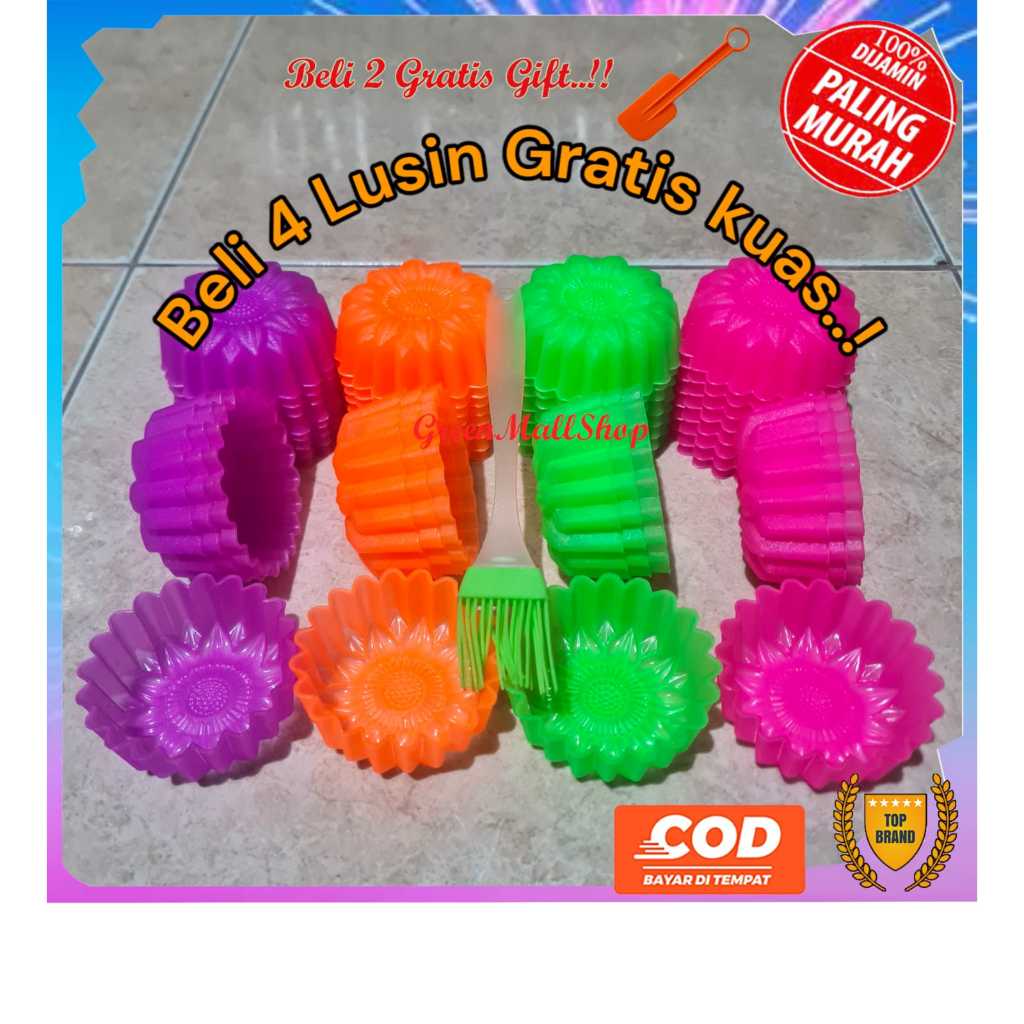 PROMO.. 48 Pcs Cetakan Ager Teratai / Agar / Cetakan Talam / Cetakan Kue Putu Ayu Spiral / Cetakan C