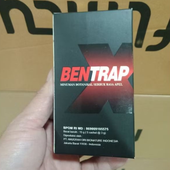 Bentrap Minuman Serbuk Rasa Apel