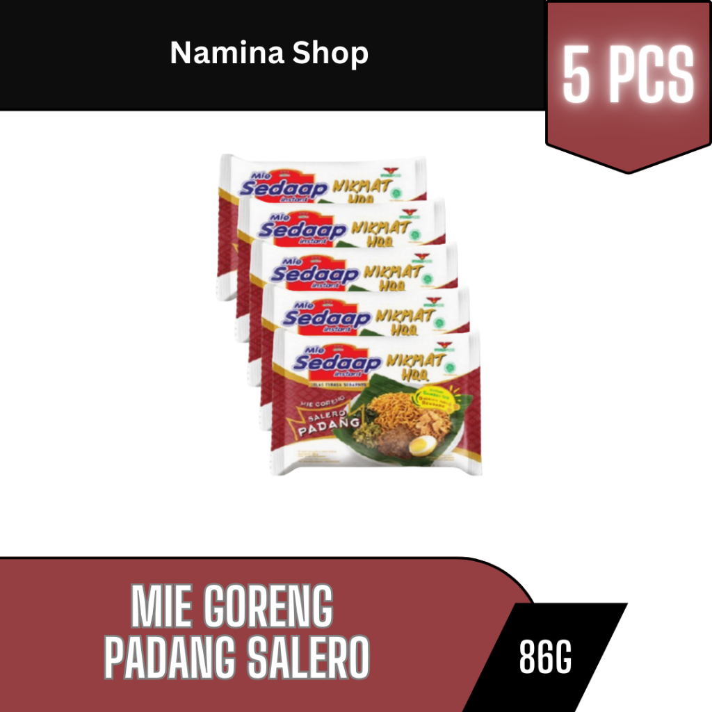 

SEDAAP MIE GORENG PADANG SALERO 86G - 5 PCS - BANDUNG