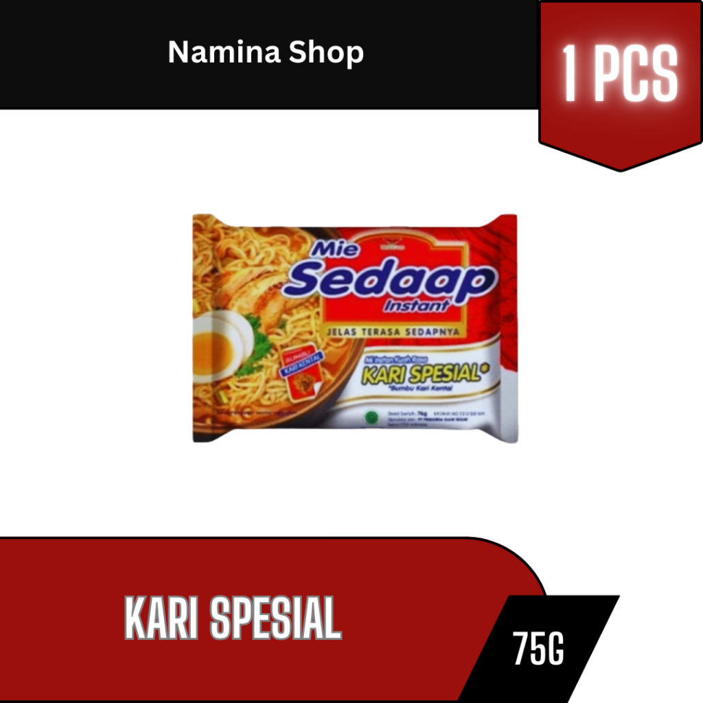 

SEDAAP MIE INSTAN KARI SPESIAL 75G - 1 PCS - BANDUNG