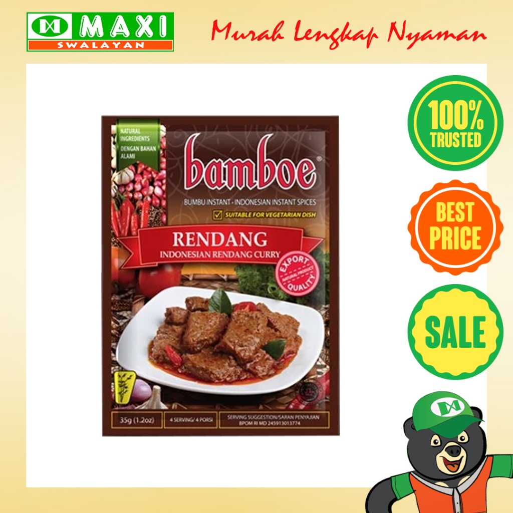

Bamboe Bumbu 35gr Rendang.