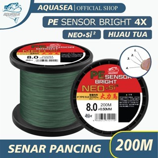 Pancing Bahagia Tali Pancing Sensor Bright 200m Pancing PE  NEO+si2 Jepang  Pancing Kuat & Tahan Bah