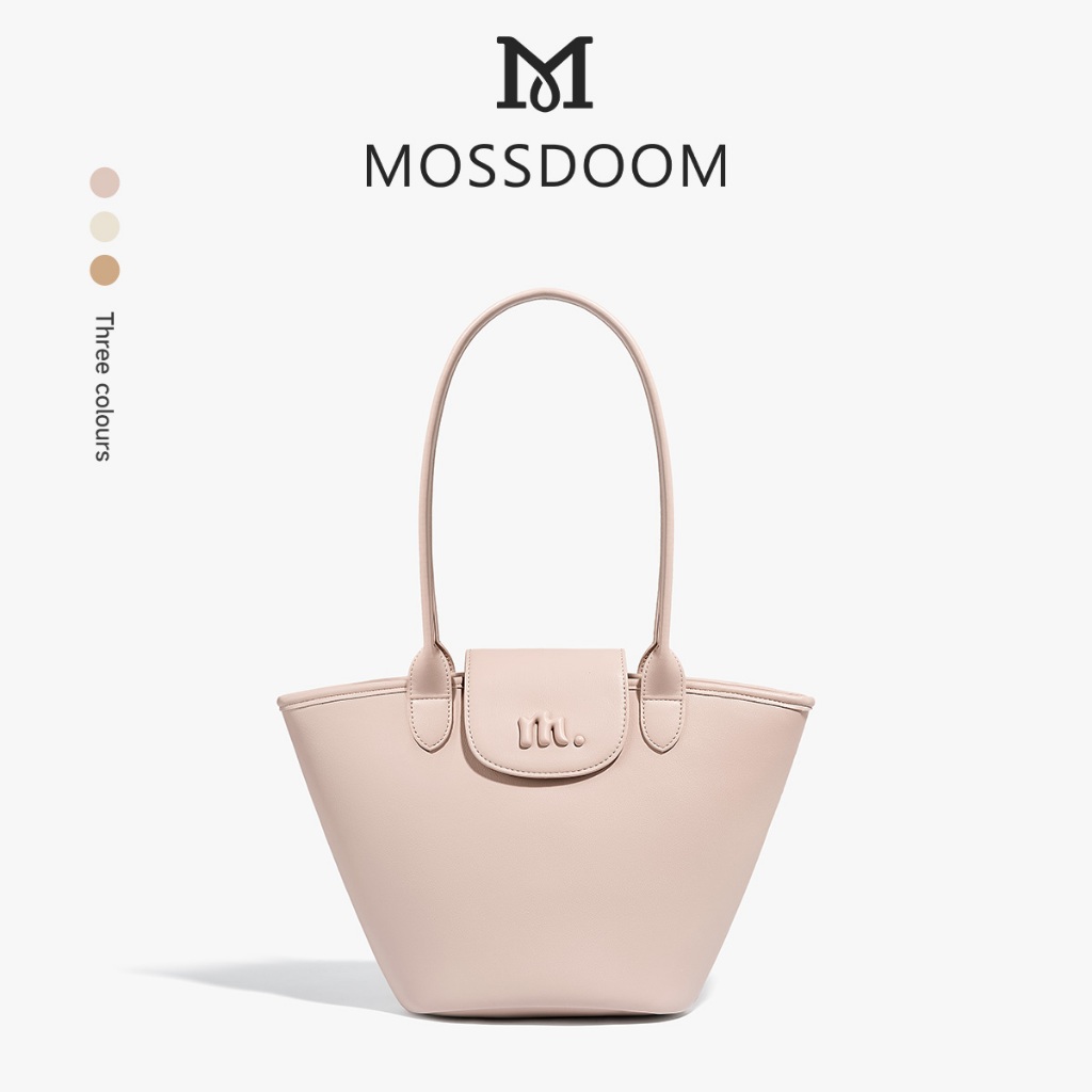 MOSSDOOM Tas Totebag Elise Bag Tas Anyaman Shoulder Bag Model Terbaru