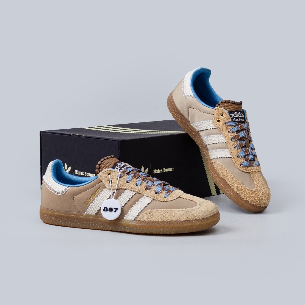 Adidas Samba Nylon Wales Bonner Desert White Brown